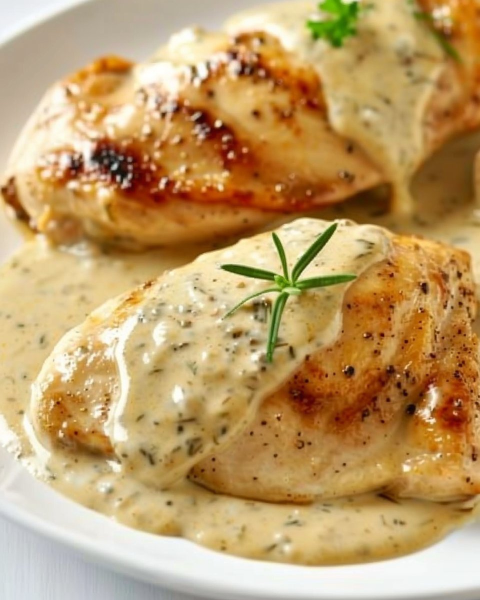 Chicken with Mustard Cream Sauce