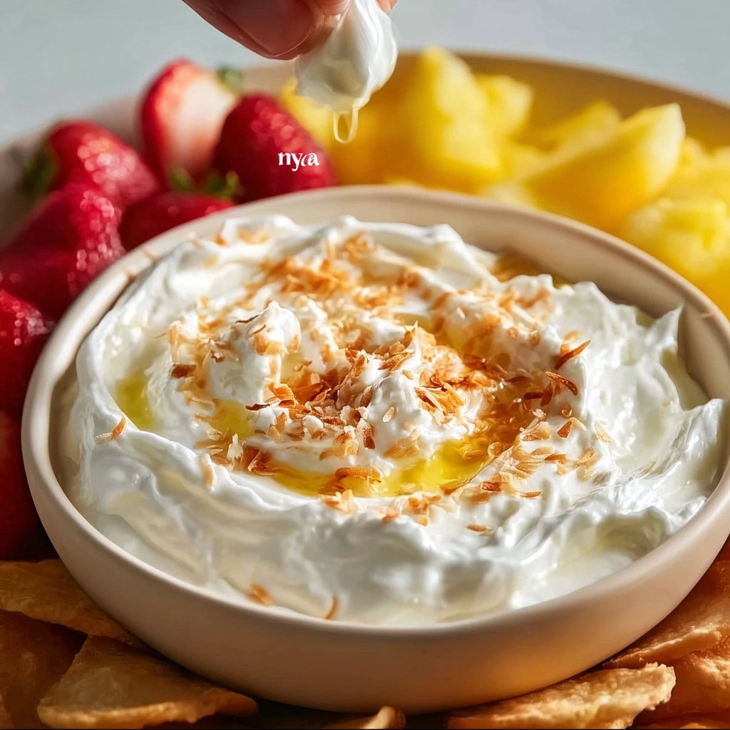 Coconut Cream Fruit Dip
