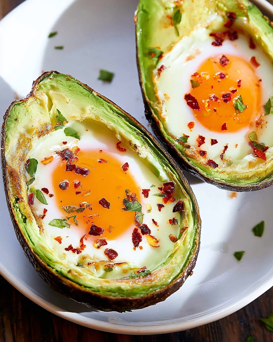 Creamy Avocado Egg Bake