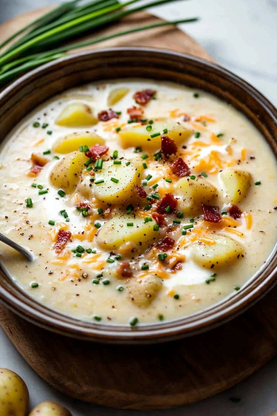 Creamy Crock Pot Crack Potato Soup