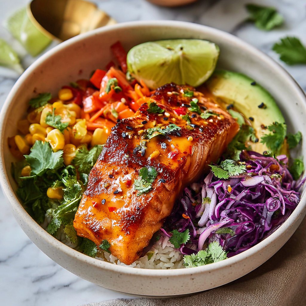 Chili Lime Salmon Bowls: Vibrant & Fresh Recipe