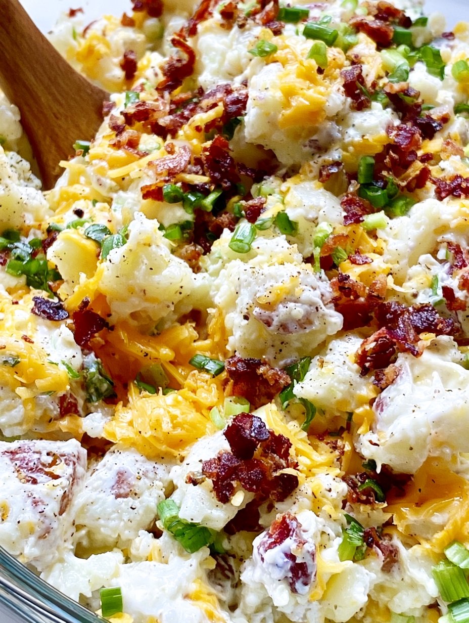 Ensalada de papa al horno cargada