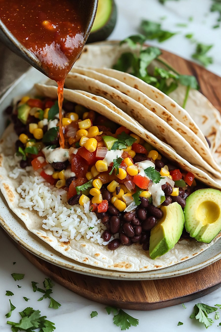 Delicious Vegan Burrito