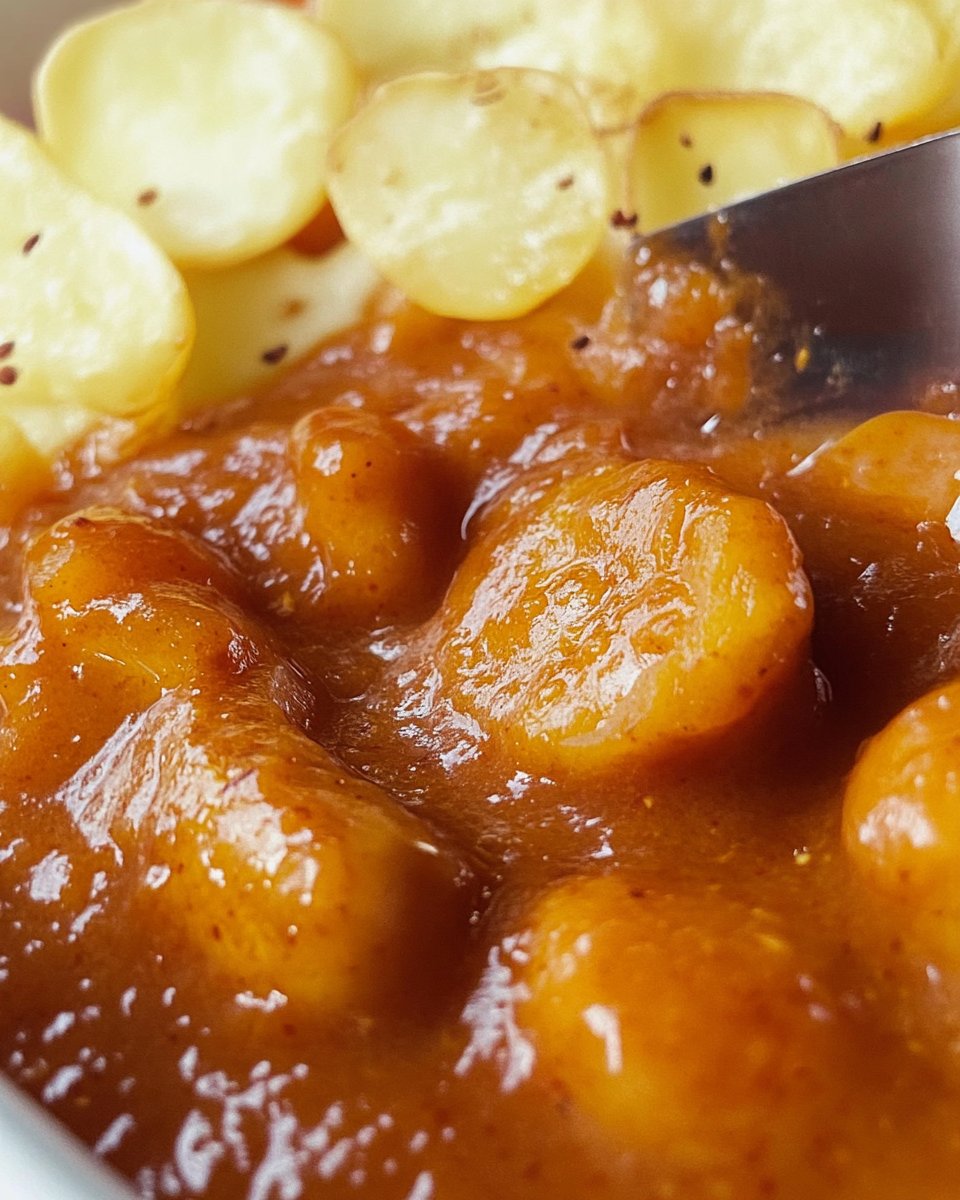 Hausgemachte Currywurst Sauce