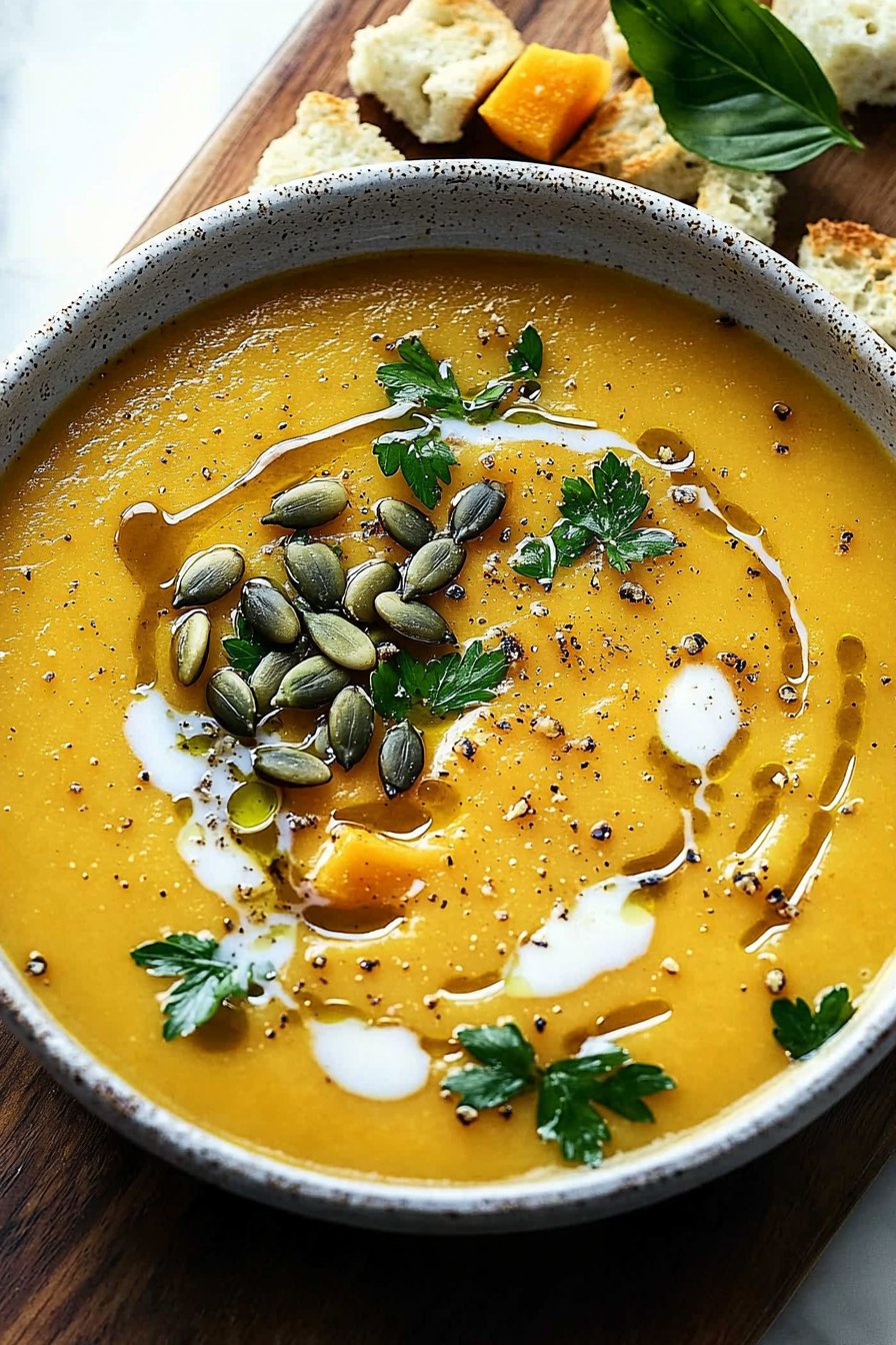 Creamy Roasted Butternut Squash Soup