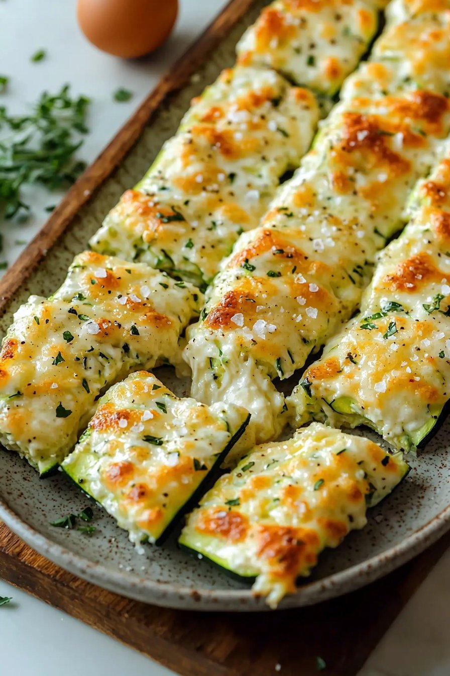 Cheesy Zucchini Breadsticks