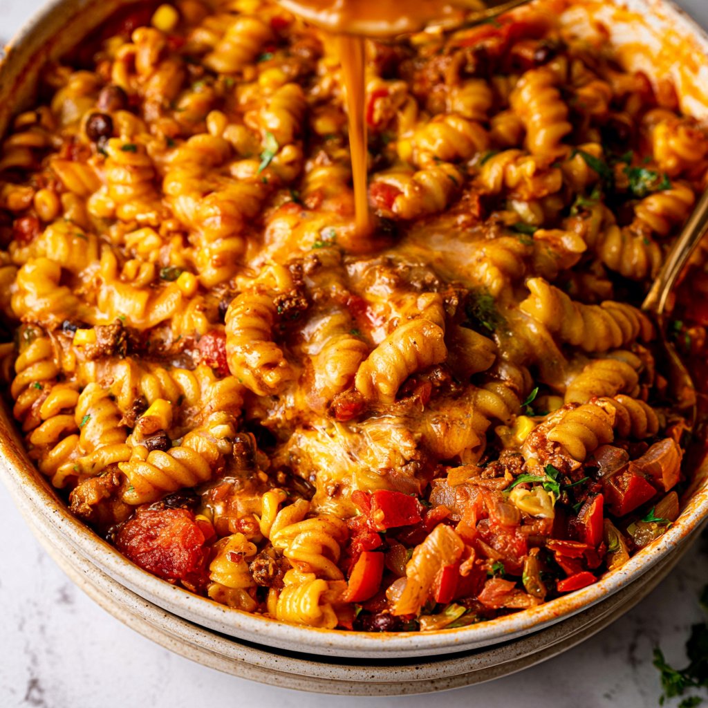 20-Minute One-Pot Cheesy Taco Pasta