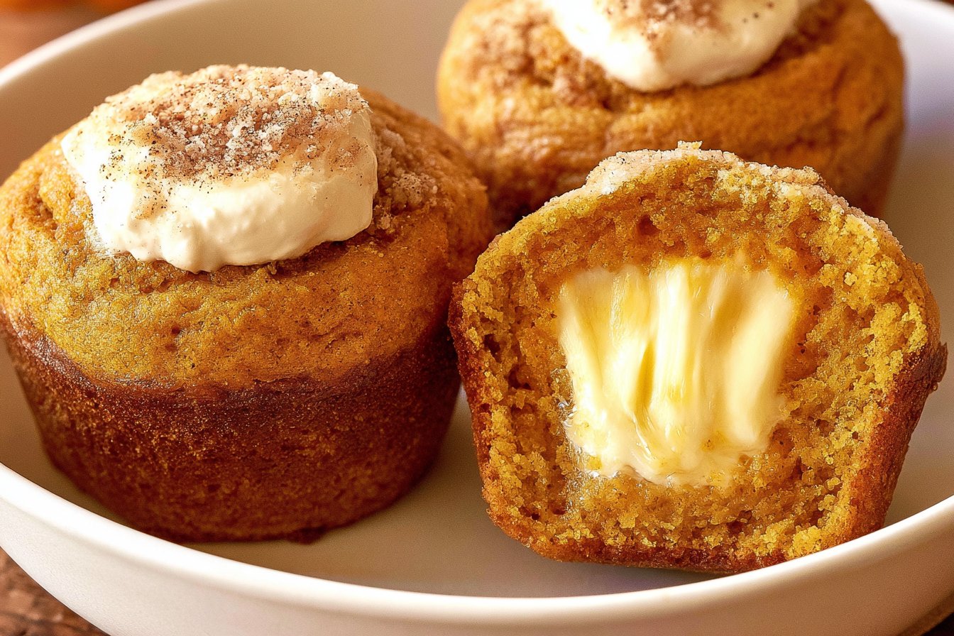 Best Easy Moist & Loaded Pumpkin Cream Cheese Muffins