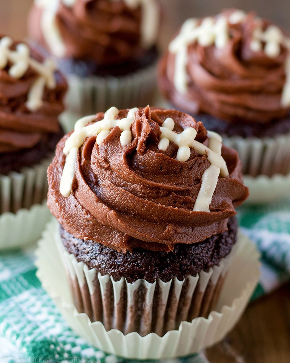 Football Dessert Recipes: Easy Football Cupcake Ideas