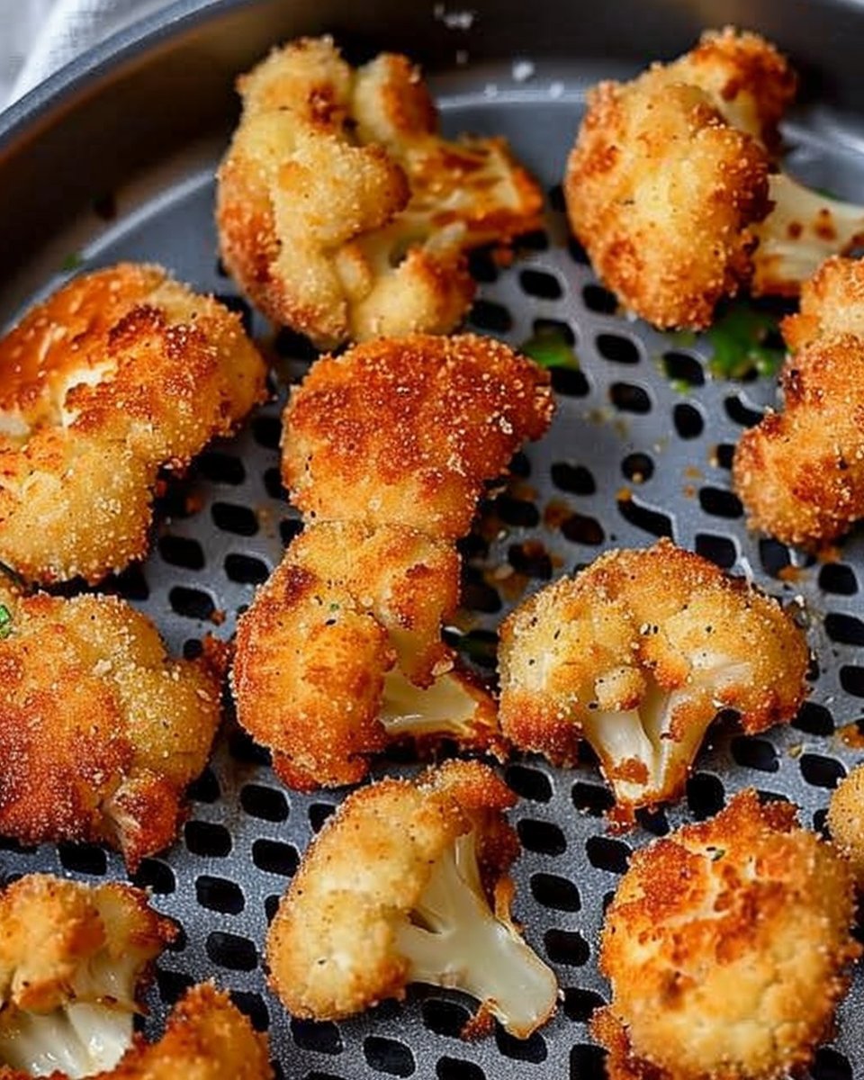 Air Fryer Crispy Breaded Cauliflower