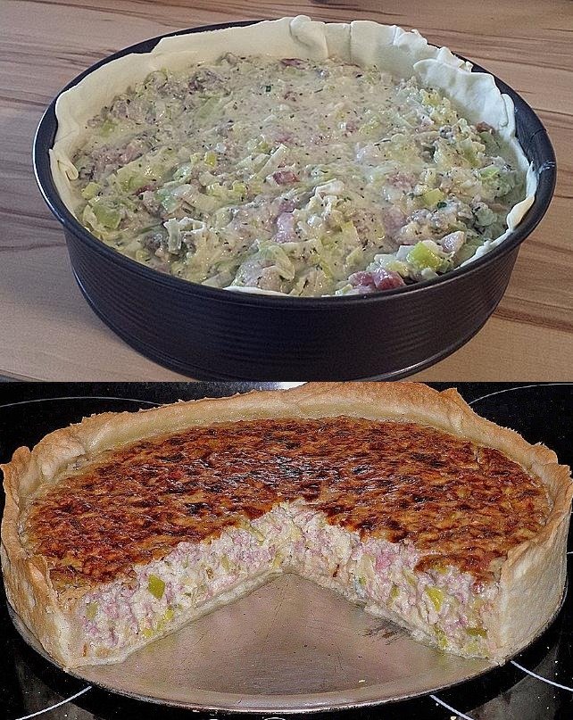 Börek mit Hackfleisch und Gorgonzola