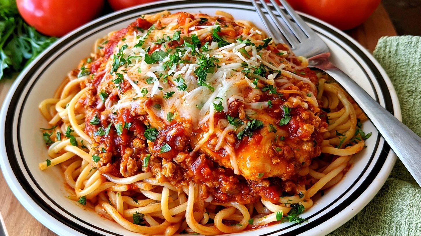 Ground Chicken Parmesan