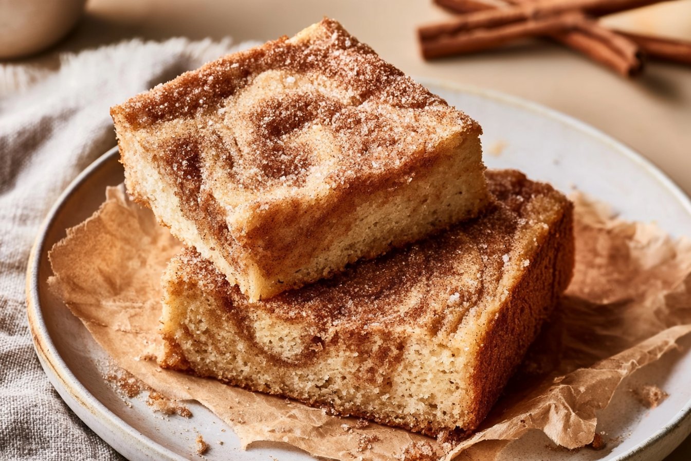 Easy Cinnamon Sugar Blondies