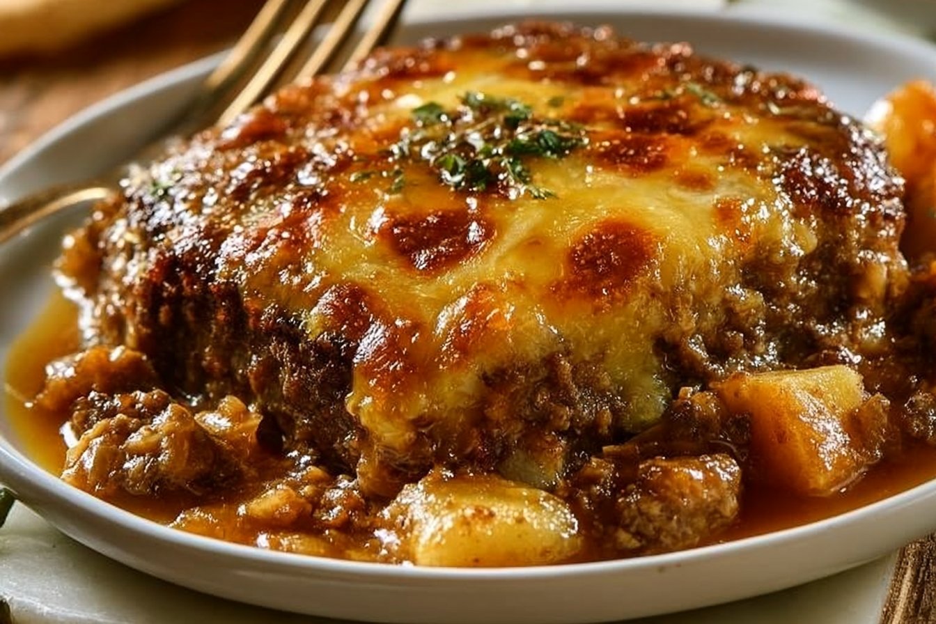 Amish Hamburger Steak Bake