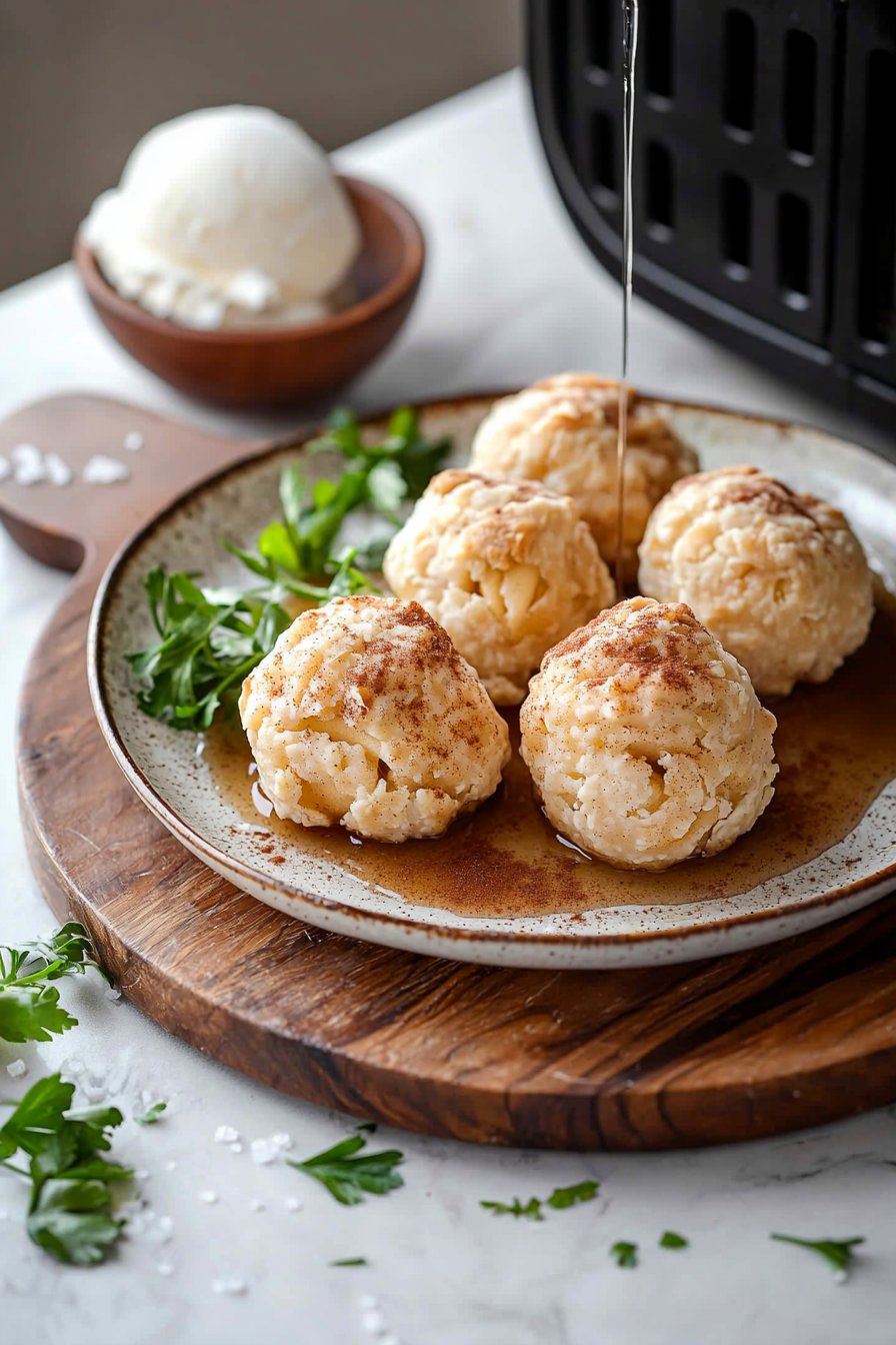 Air Fryer Apple Pie Bombs