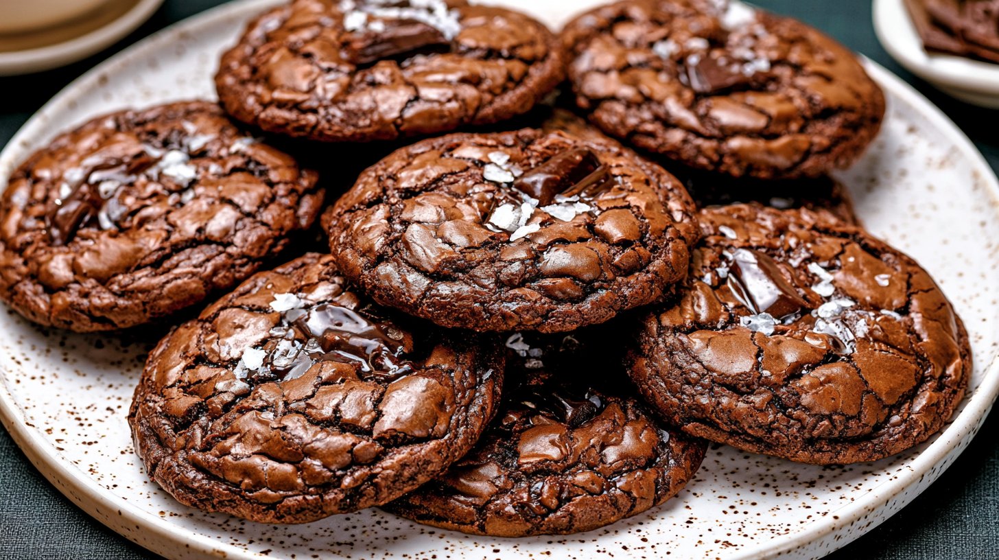 Rich Fudgy Mocha Brownie Cookies 2 Fudgy Mocha Brownie Cookies