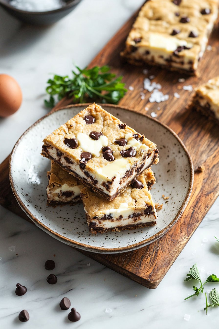 Die besten Schokoladenkekse Cheesecake Riegel