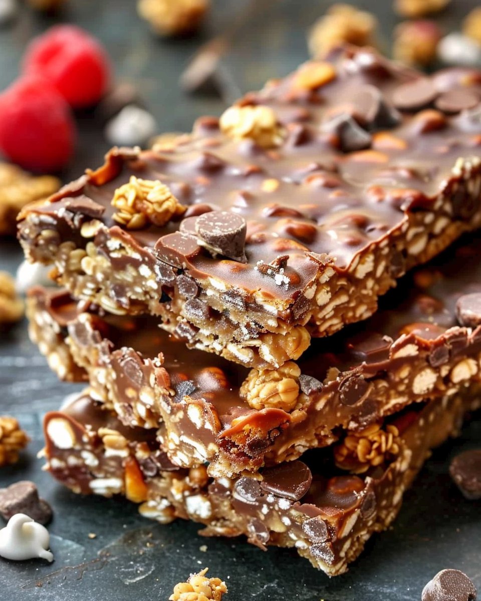 3 Ingredient Homemade Crunch Bar