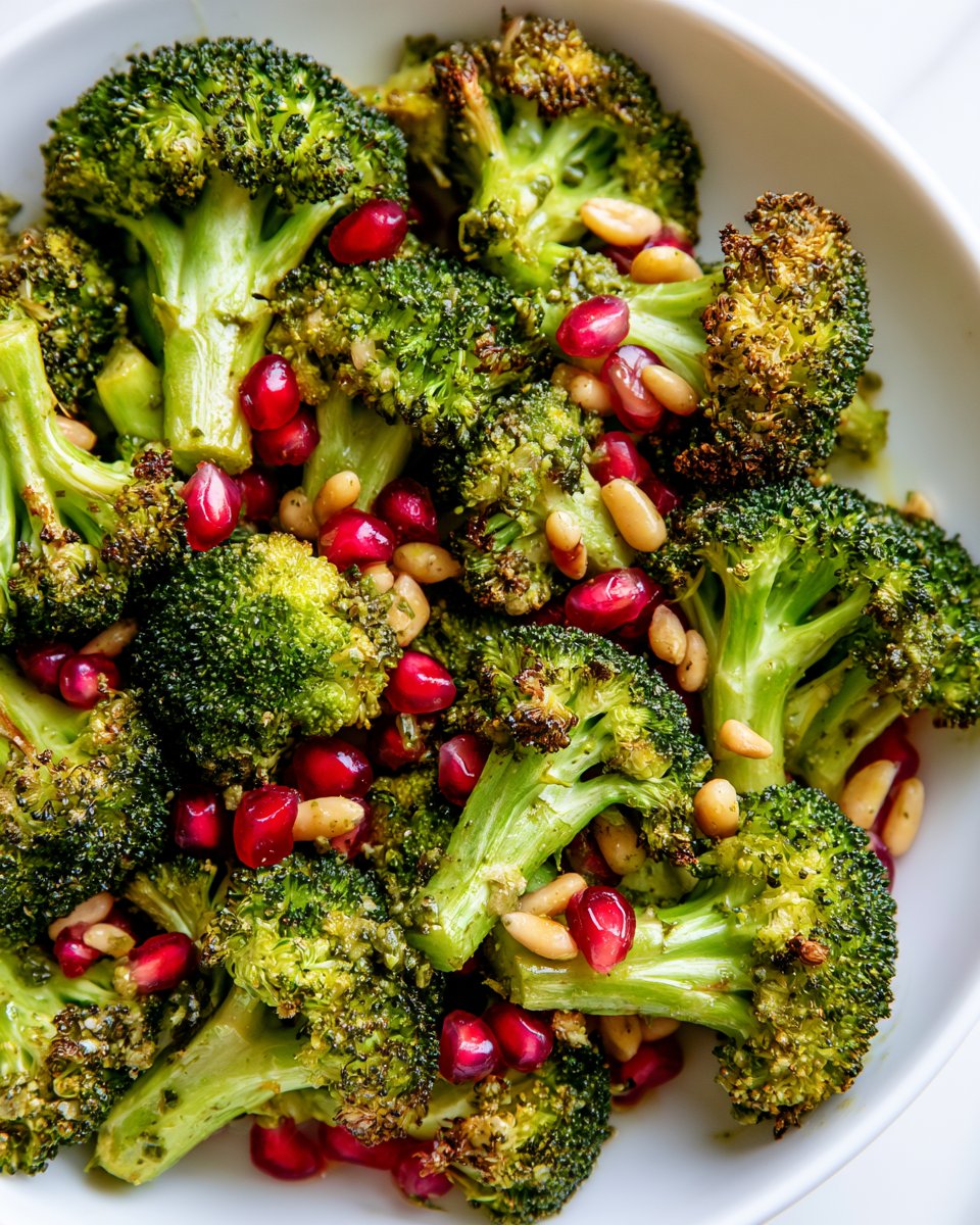Pesto Roasted Broccoli Florets