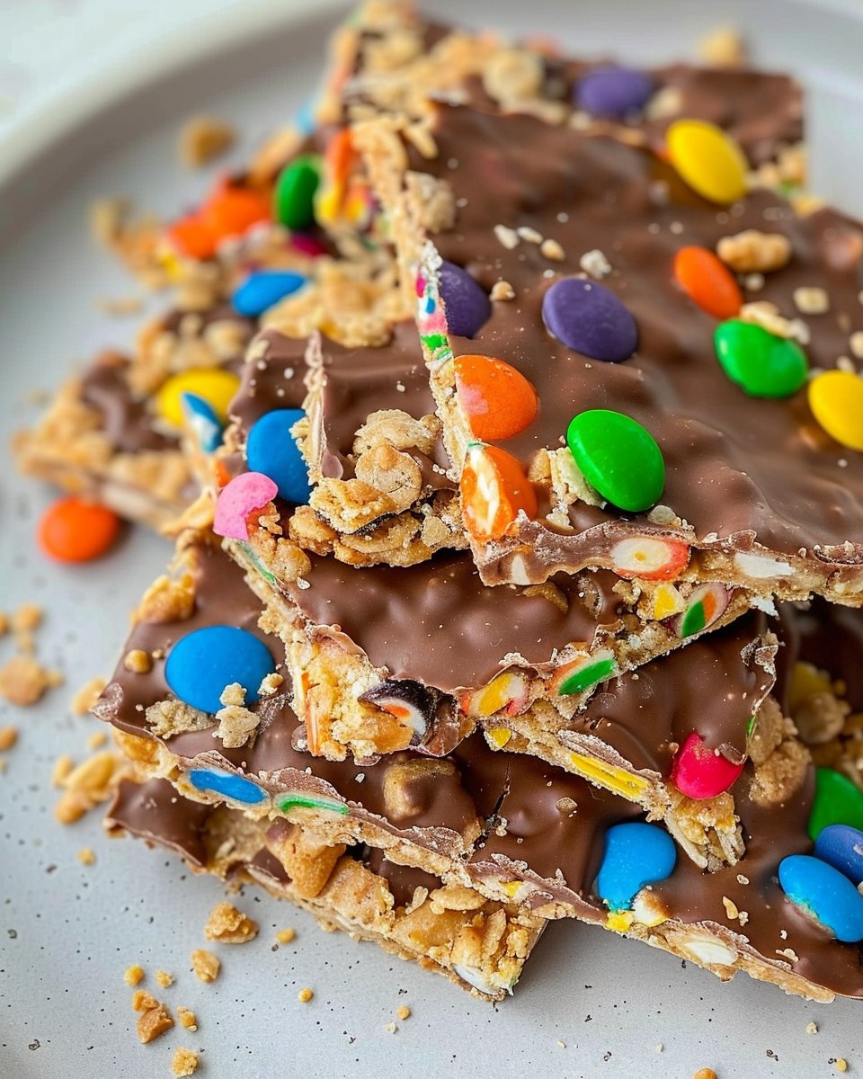 Monster Cookie Protein Bark