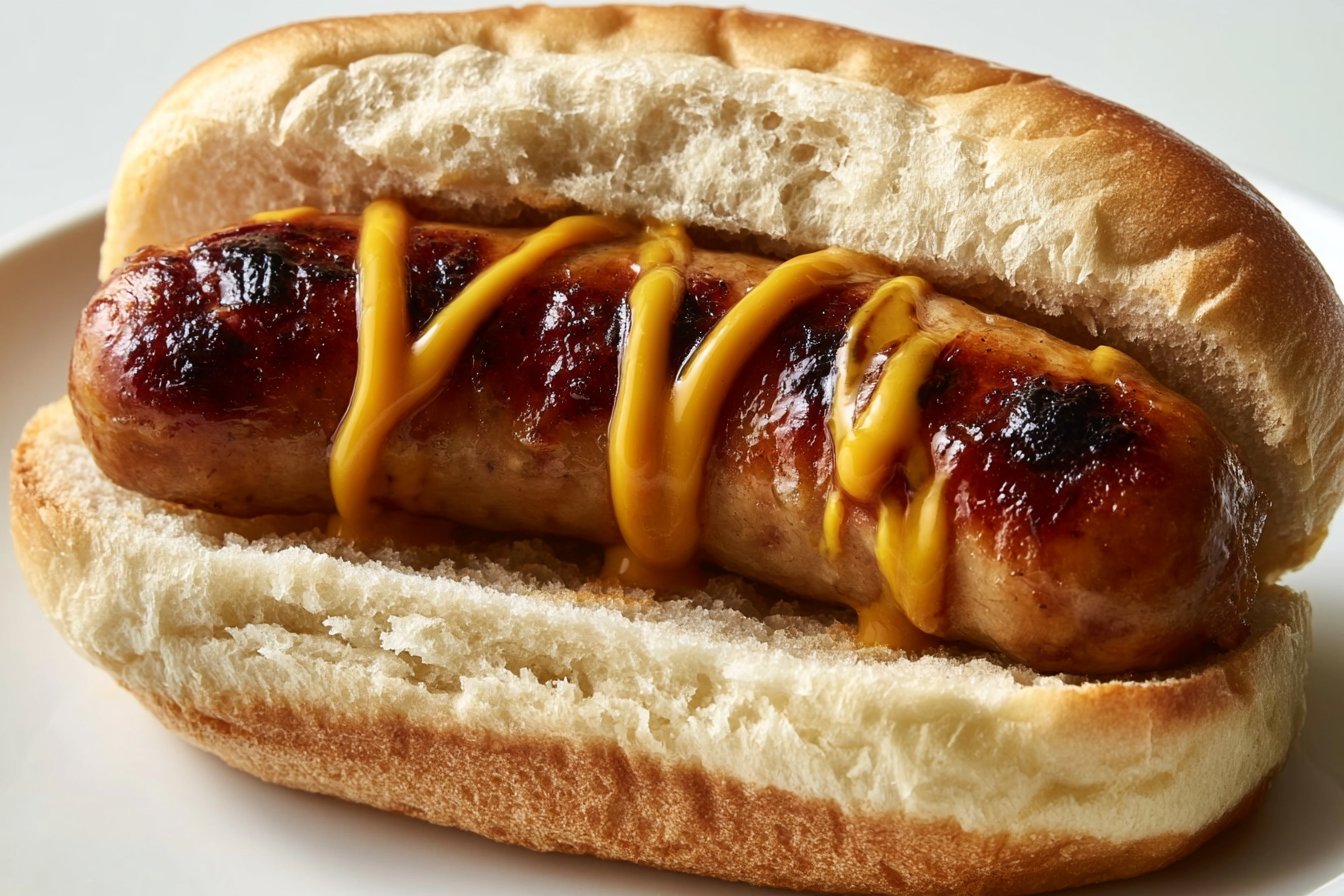 Bratwurst im Brötchen 31 Bratwurst im Brötchen