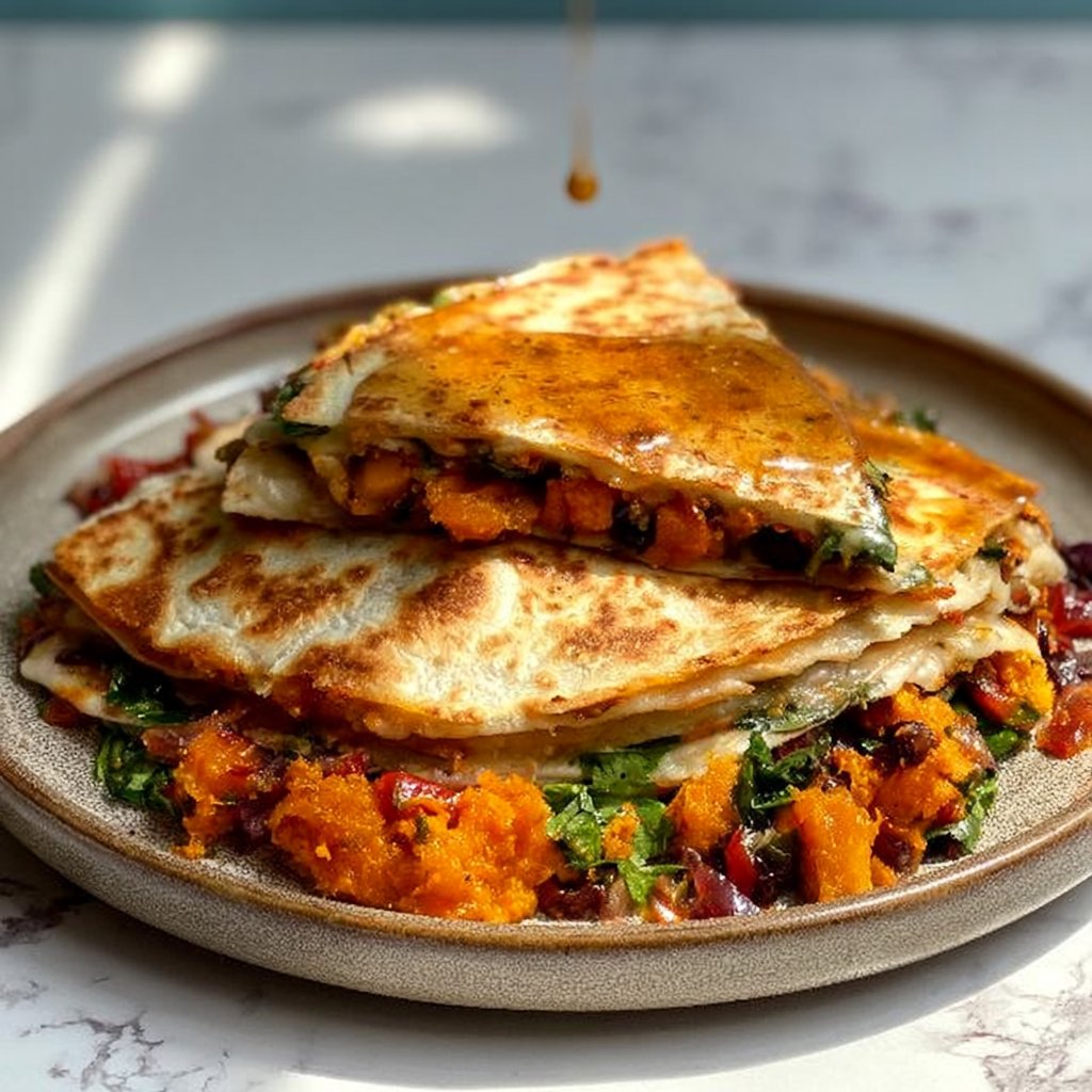 Sweet Potato & Black Bean Quesadillas