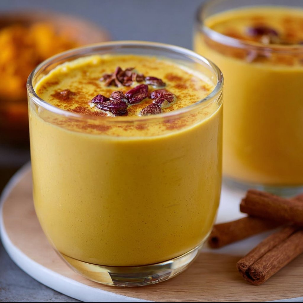 Golden Milk Pumpkin Smoothie 3 Golden Milk Pumpkin Smoothie