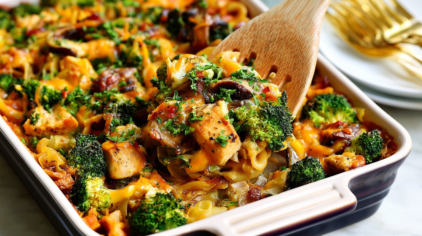 Healthier Broccoli Chicken Casserole