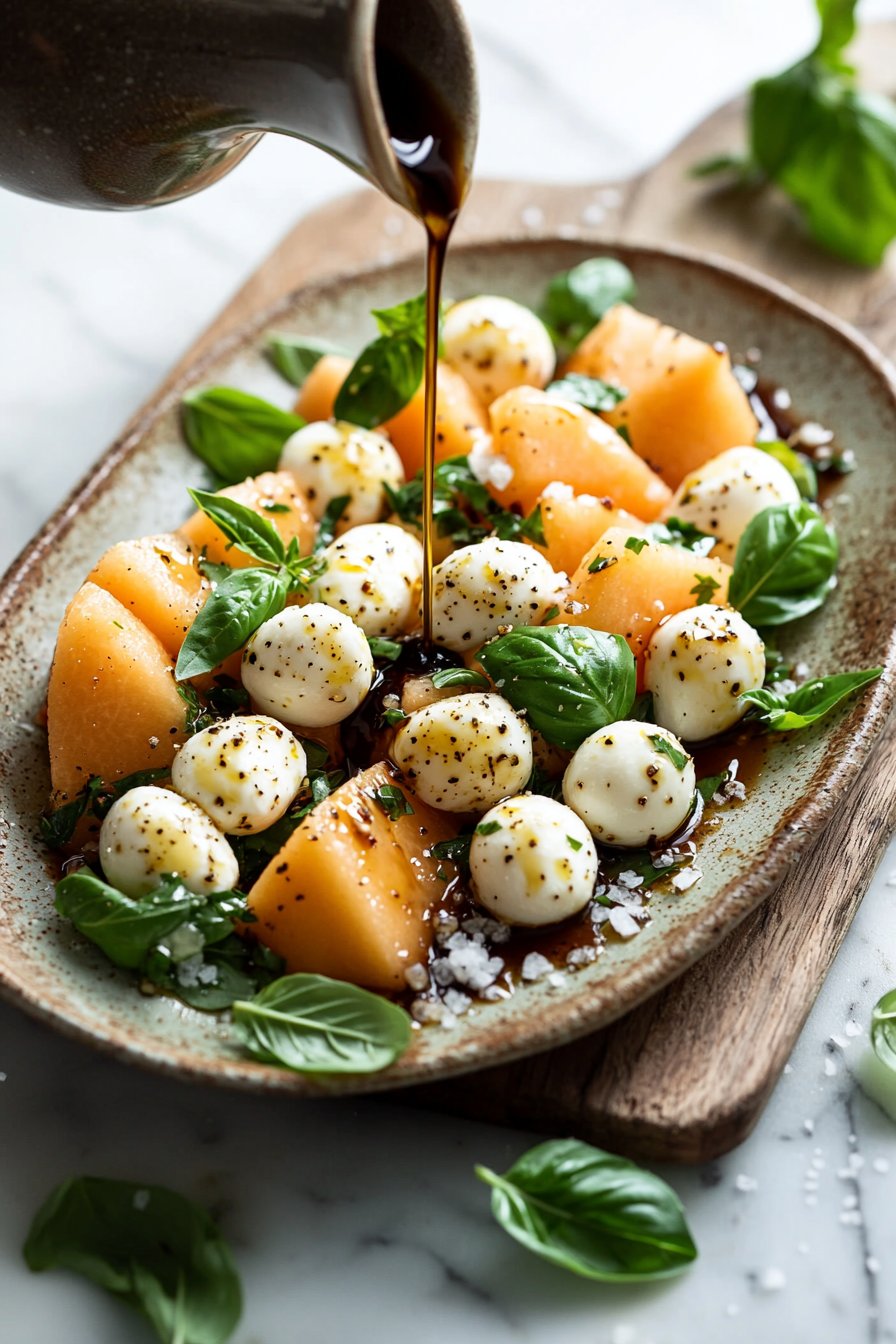 Cantaloupe Bocconcini Salad