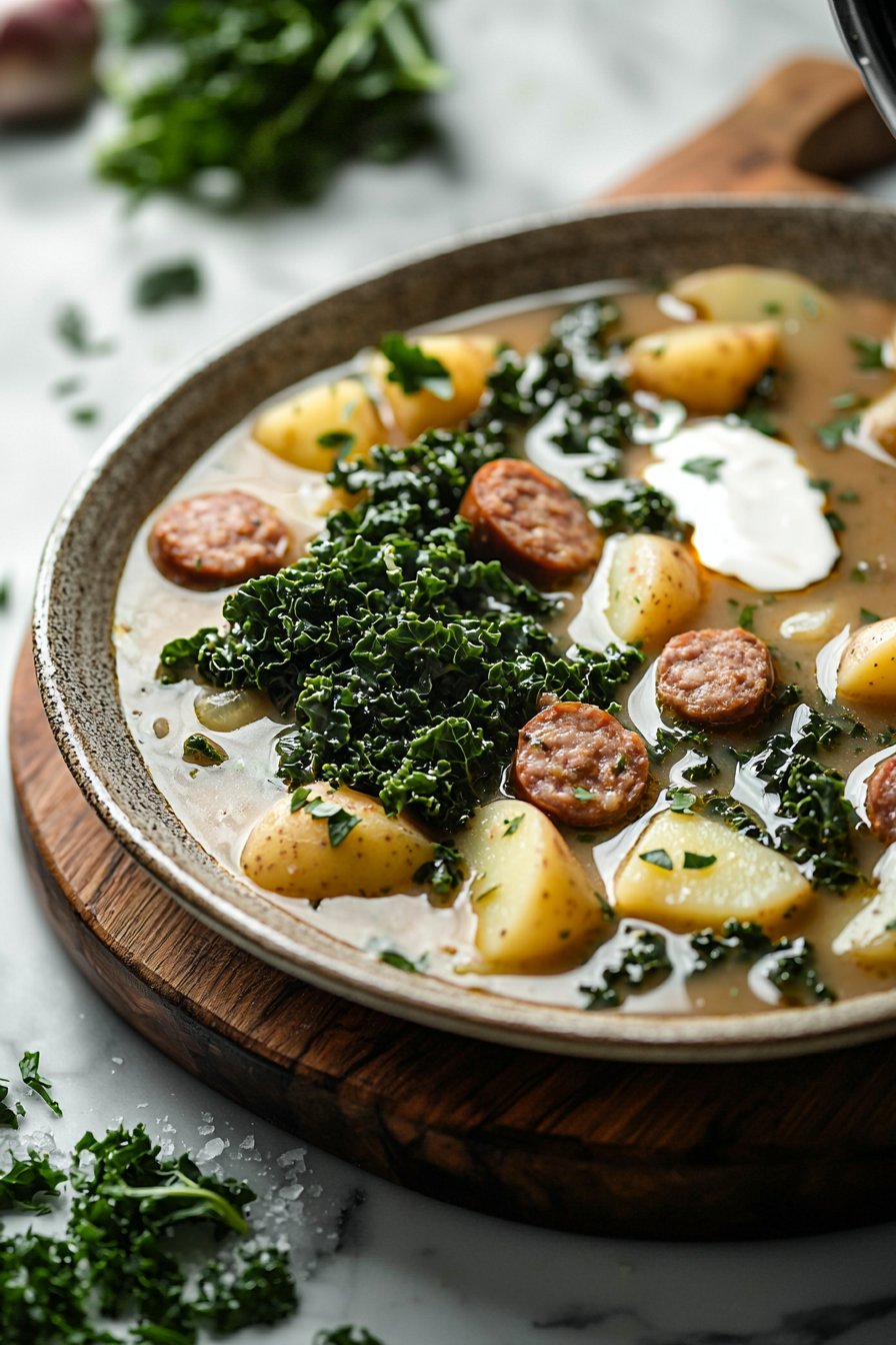 Slow Cooker Tuscan Soup