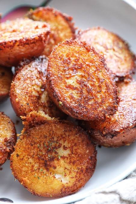 Crispy Parmesan Potatoes