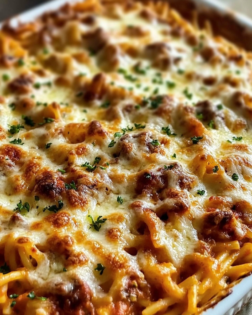 Classic Baked Spaghetti