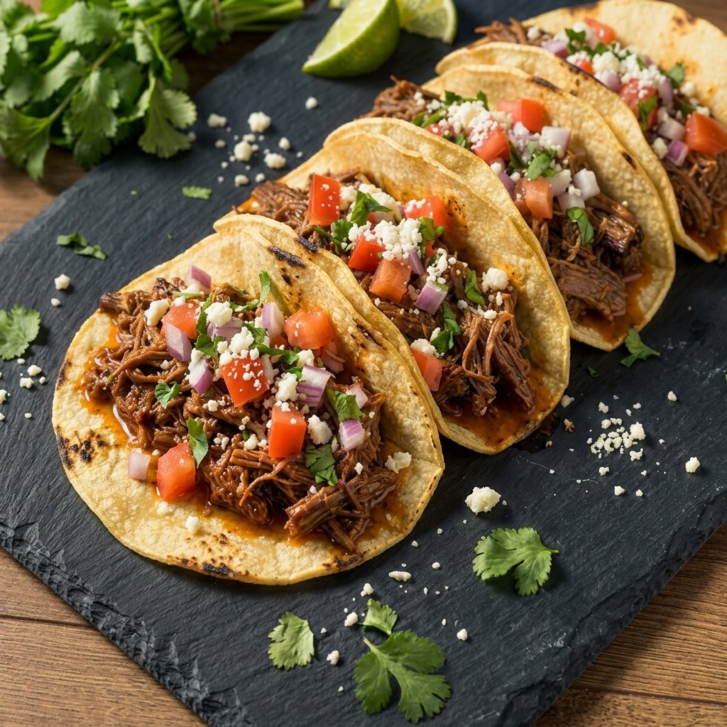 Easy Crock Pot Street Tacos recipe | Mexican tacos crockpot, Crockpot recipes tacos, Tacos in crockpot