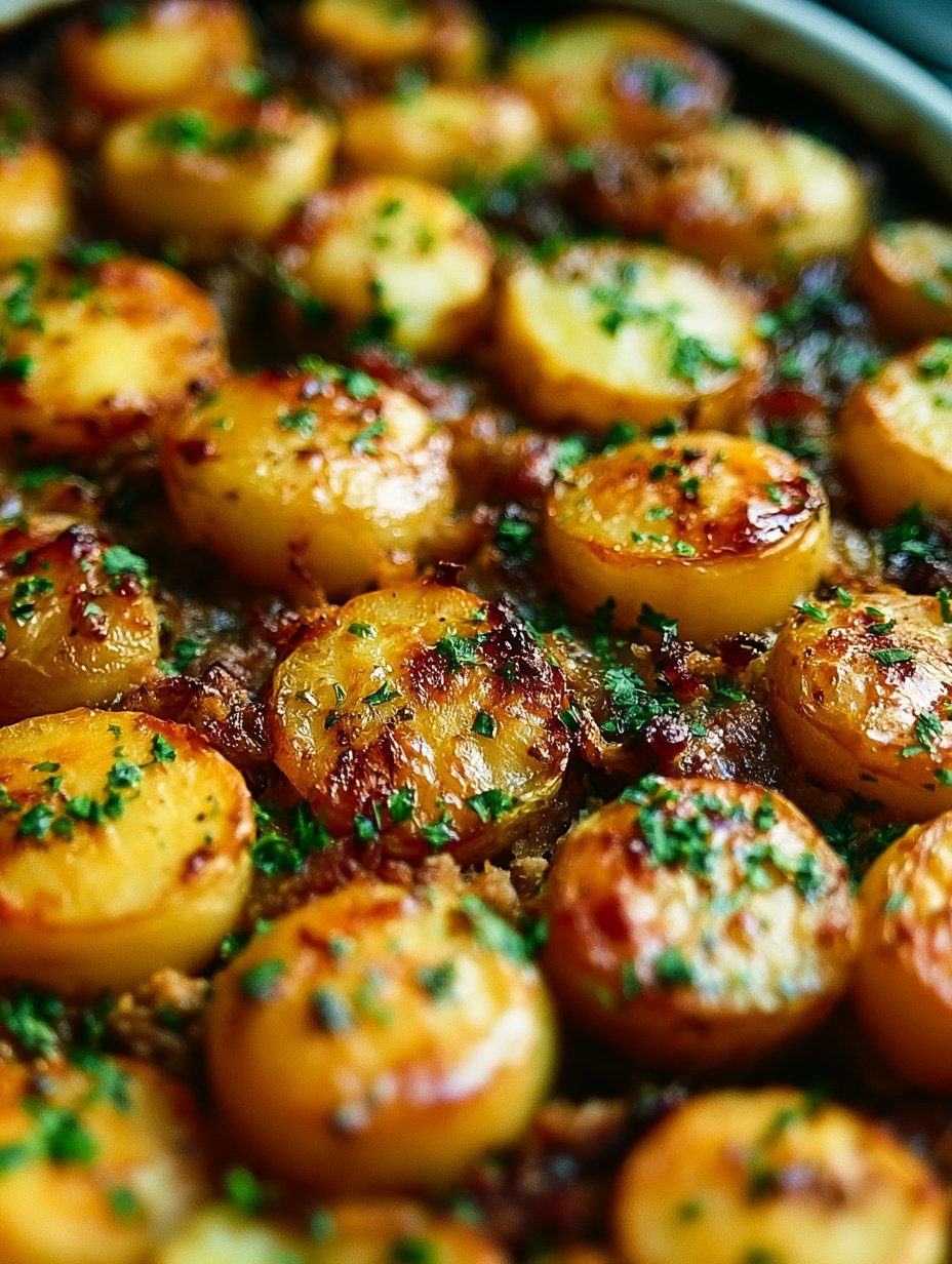 Receta de Cazuela de Papas con Hamburguesa