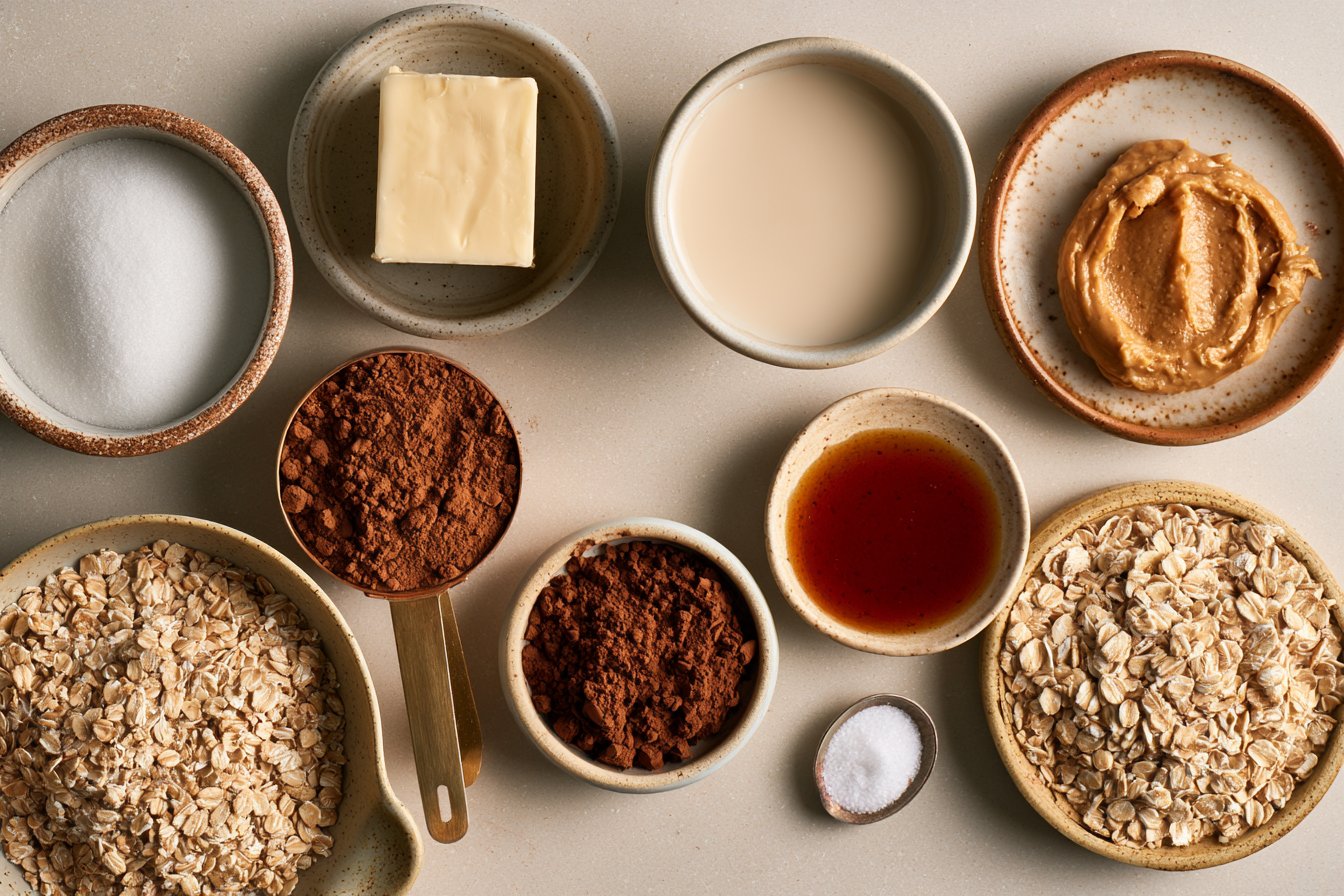 No-Bake Chocolate Oatmeal Cookies
