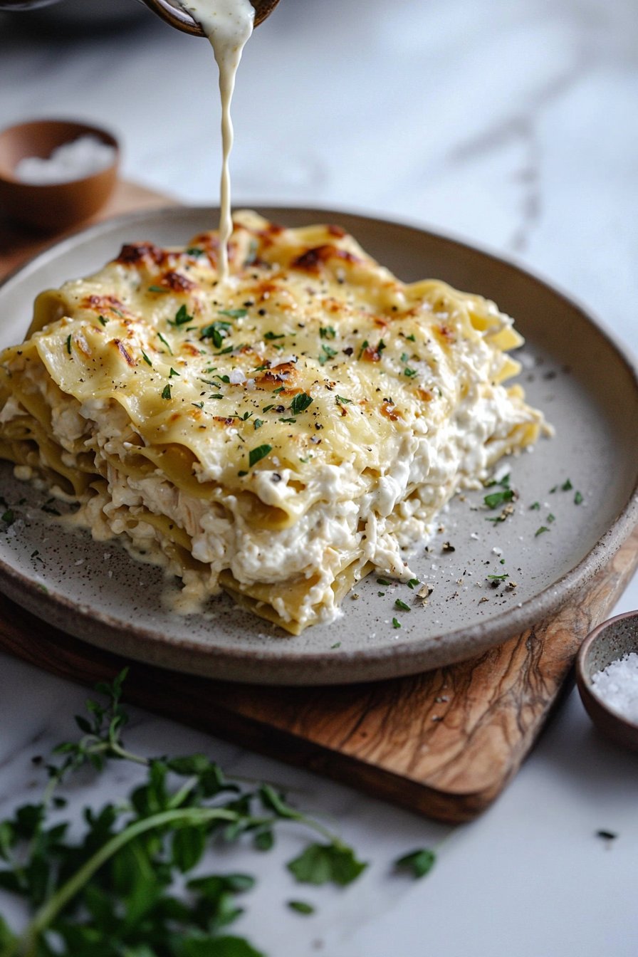 Creamy Chicken Lasagna