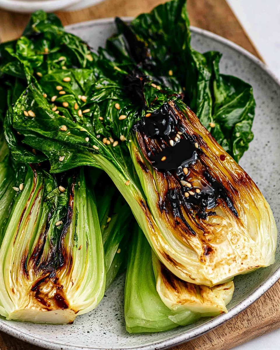 Grilled Bok Choy