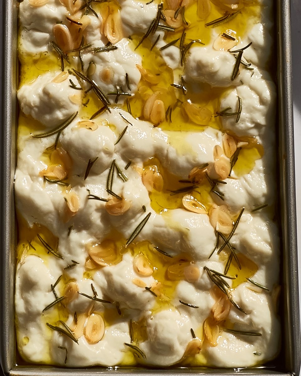 Easy Sourdough Focaccia