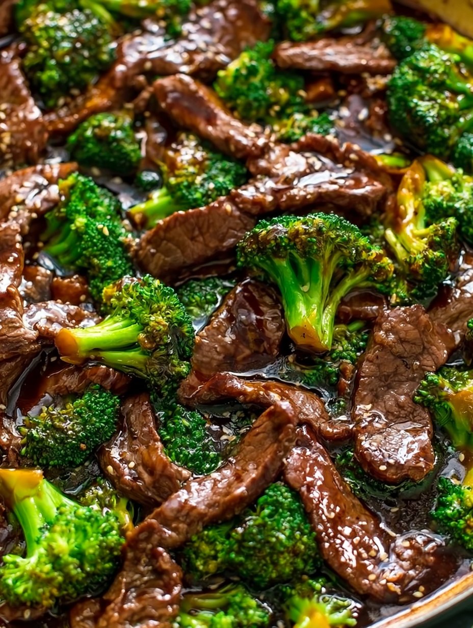 Carne con brócoli mejor que la de un restaurante.