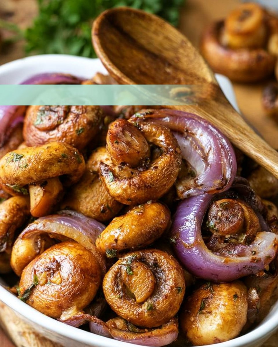 Champignons wie vom Weihnachtsmarkt