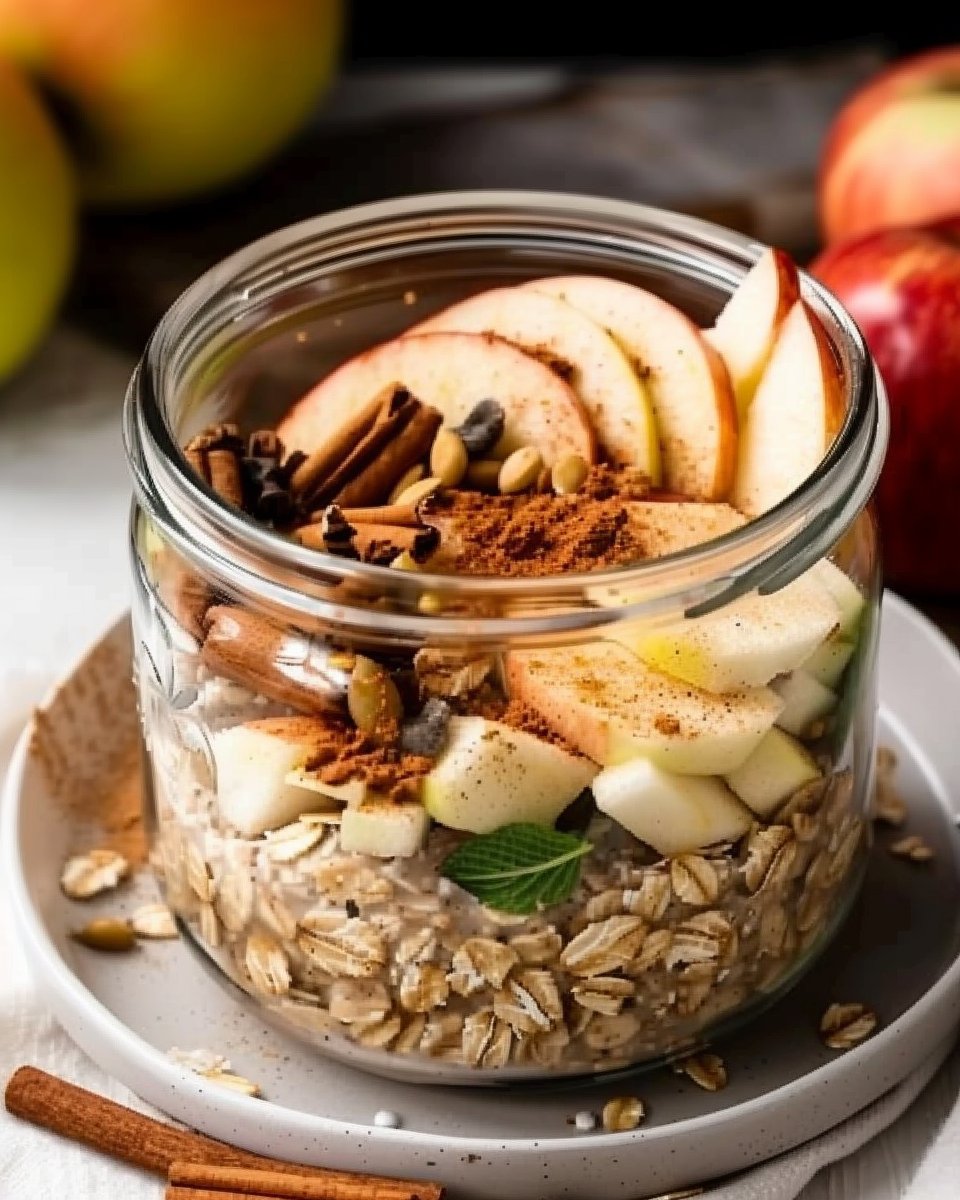 Apple Cinnamon Overnight Oats