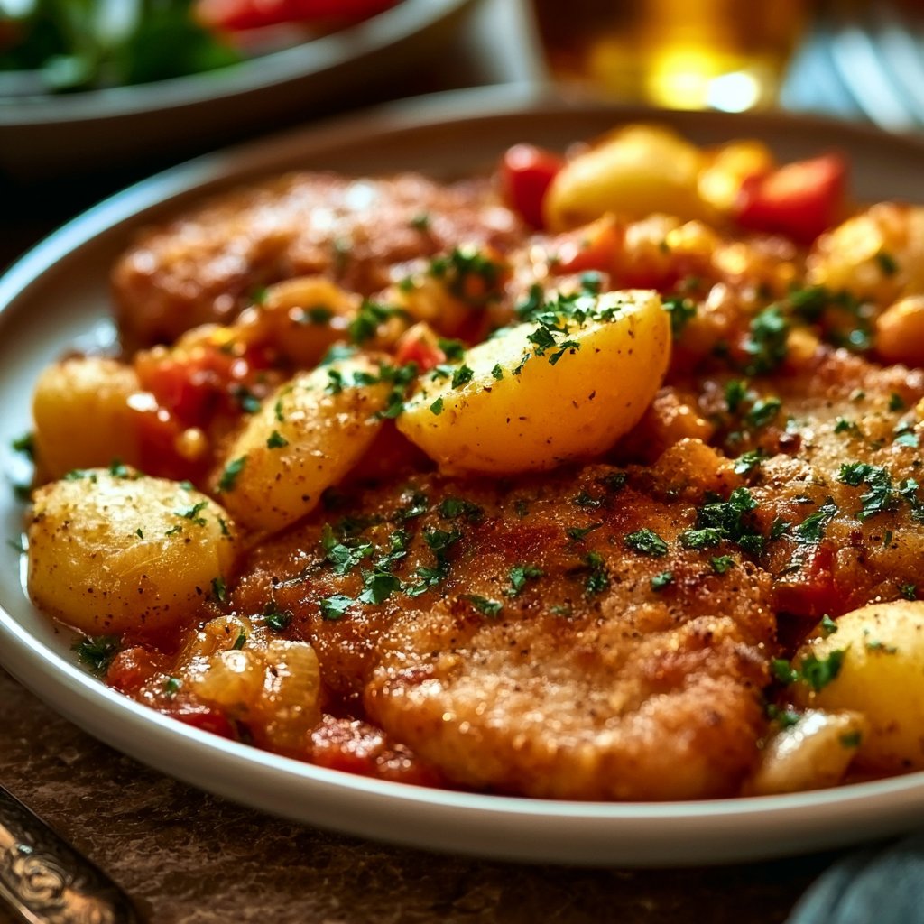 Köstlicher Schnitzeltopf