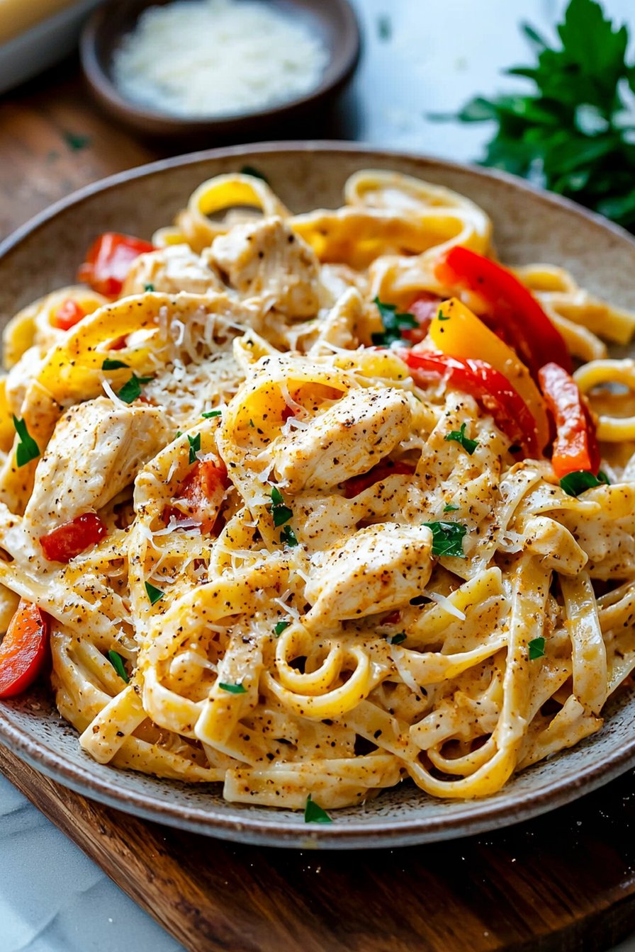 Easy Creamy Cajun Chicken Pasta