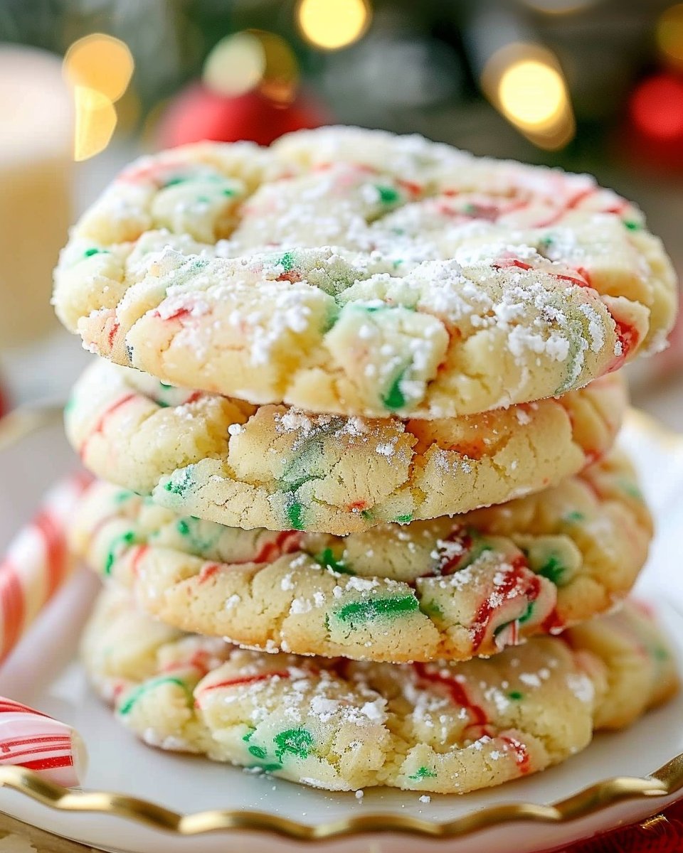 Christmas Gooey Butter Cookies