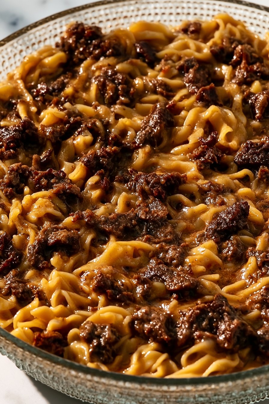 One-Pan Beef & Noodles Recipe