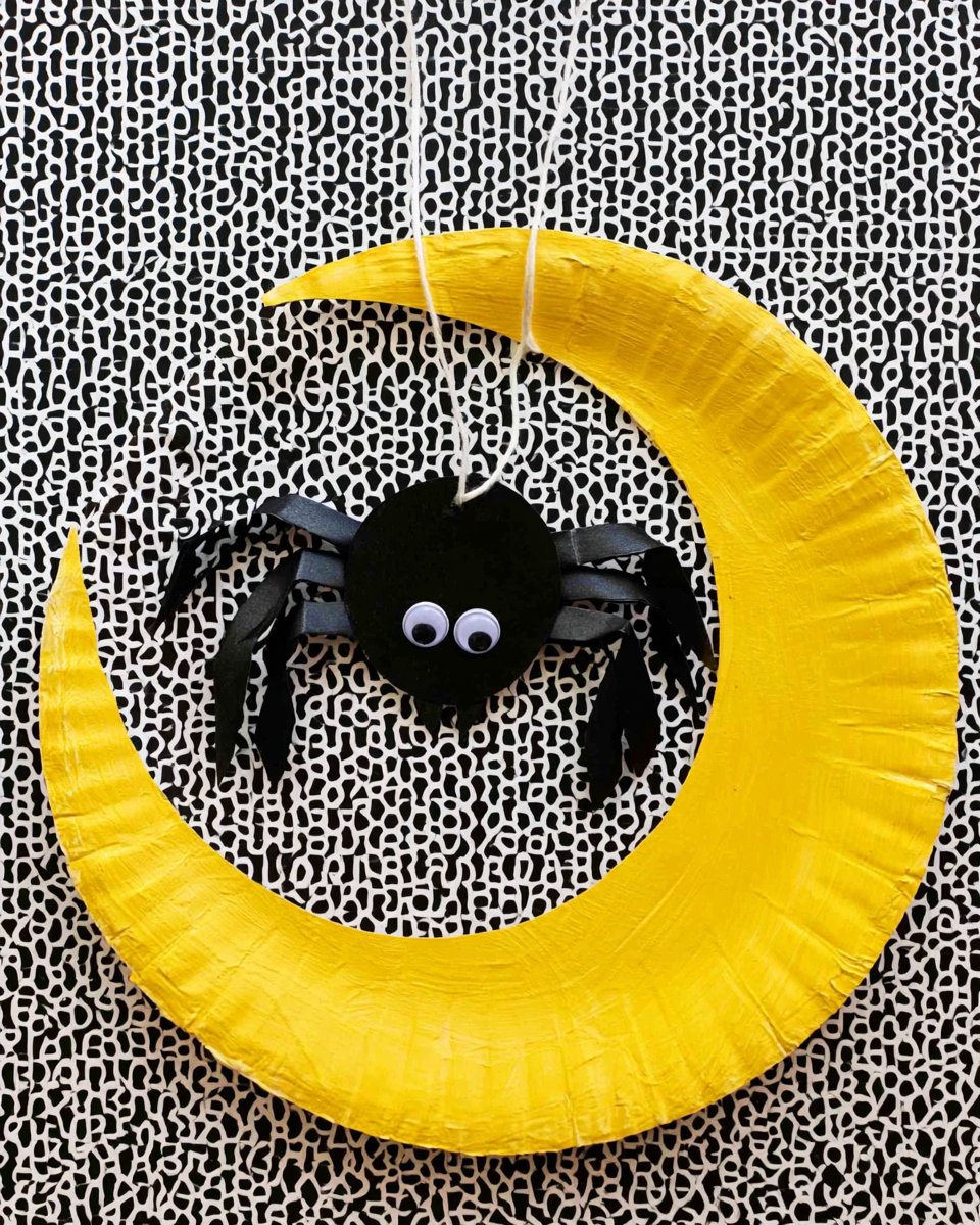 Crescent Moon and Bat Craft