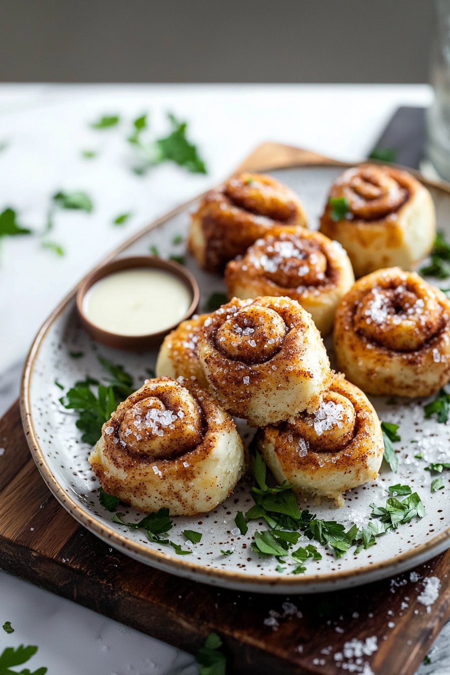 Air Fryer Cinnamon Roll Bites