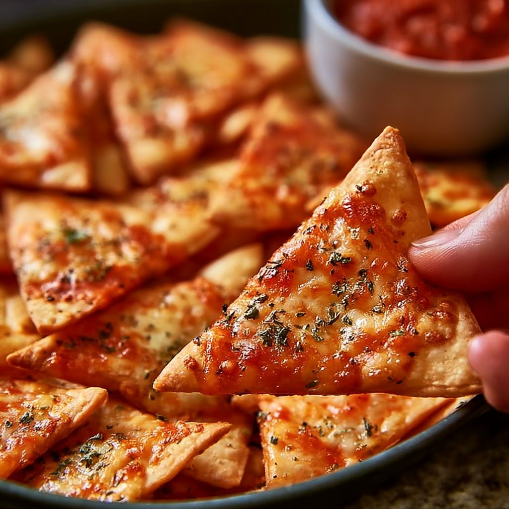 Knusprige Pizza-Chips – Der einfache Snack, den Sie gerne anpassen werden