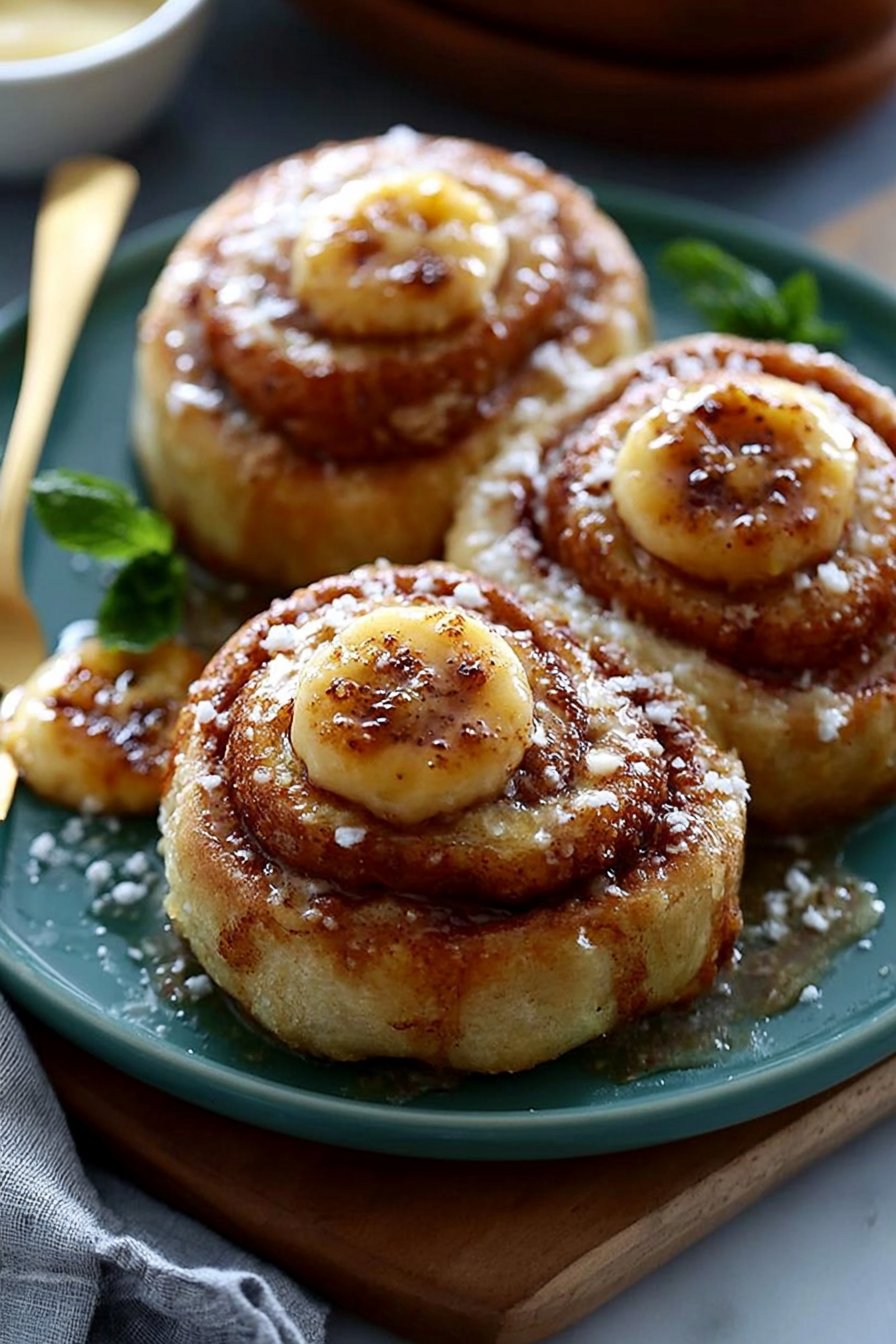 Easy Banana Cinnamon Rolls: Soft, Fluffy, and Delicious 2 Banana Cinnamon Rolls