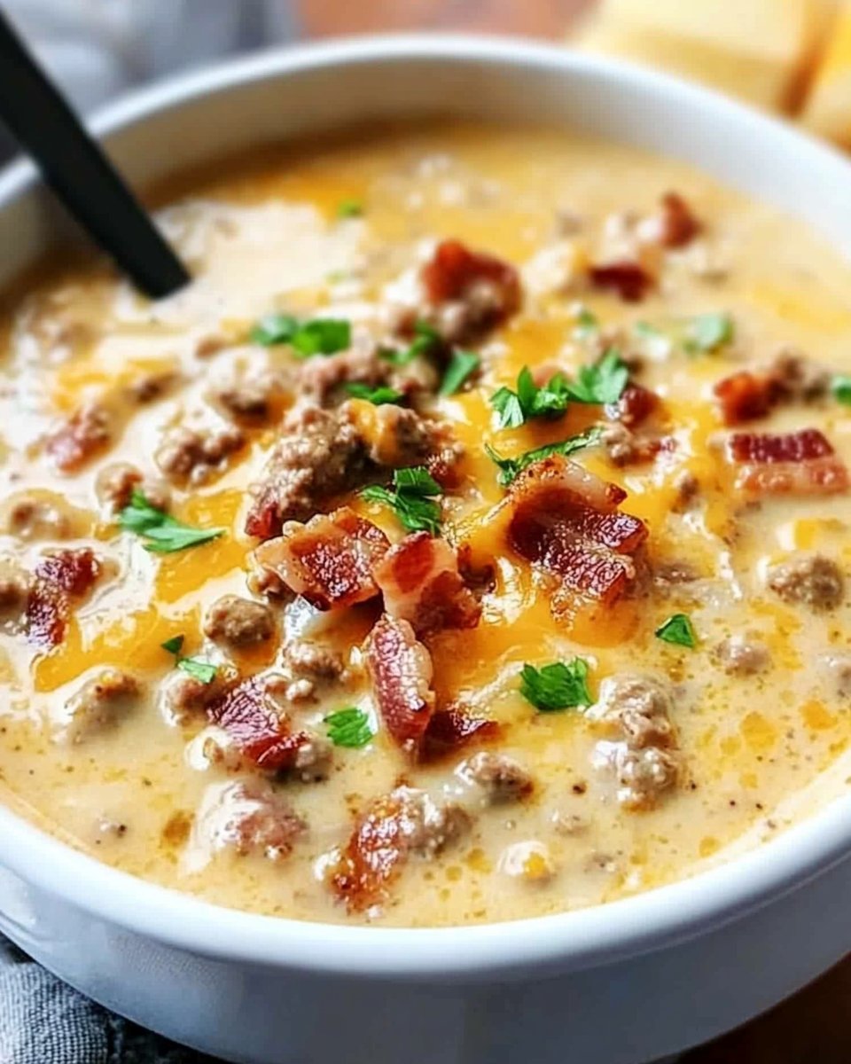 Bacon Cheeseburger Soup